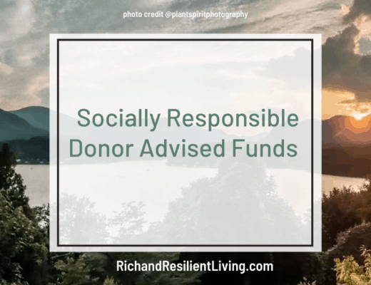 socially responsible donor advised funds